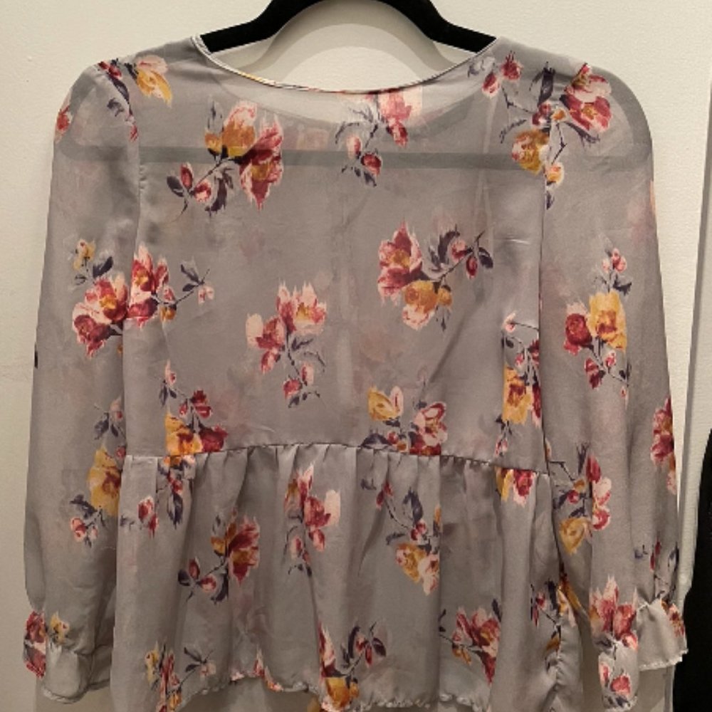 Light Floral Blouse